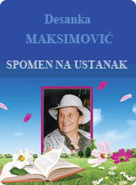 Desanka Maksimović - Spomen na ustanak